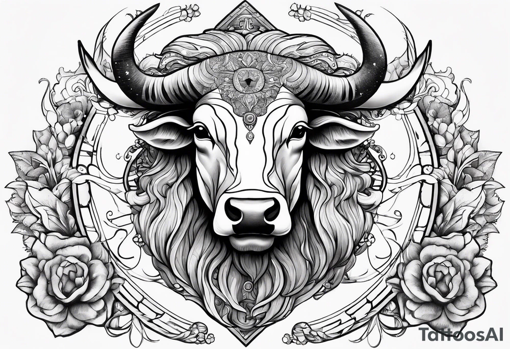 Taurus and cancer together tattoo idea