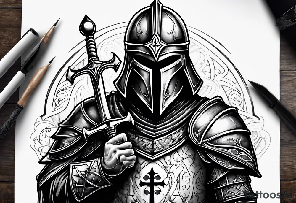 knight templar tattoo idea