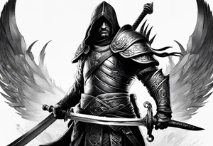 Sword or warrior tattoo idea