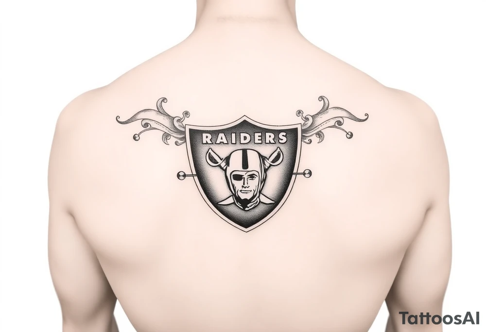 Casino, money, slot machines Las Vegas Raiders tattoo idea