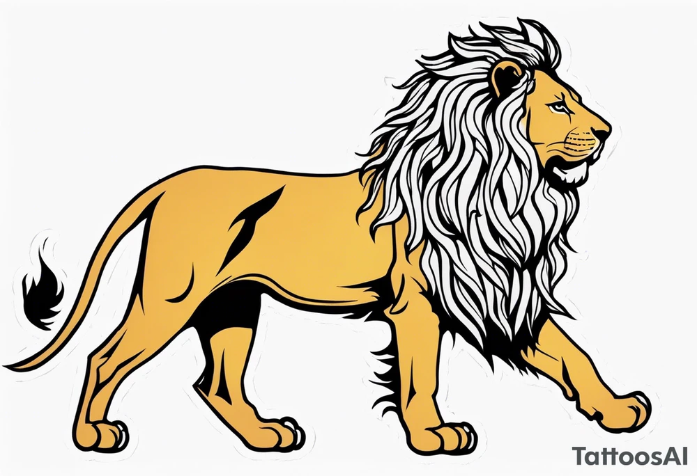 Lion of judah tattoo idea