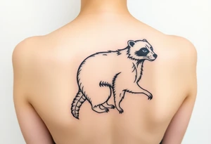Racoon tattoo idea