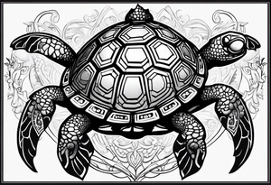 Turtle tattoo design tattoo idea