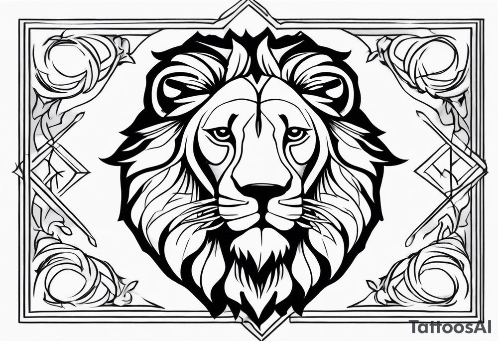 Sad,leo tattoo idea