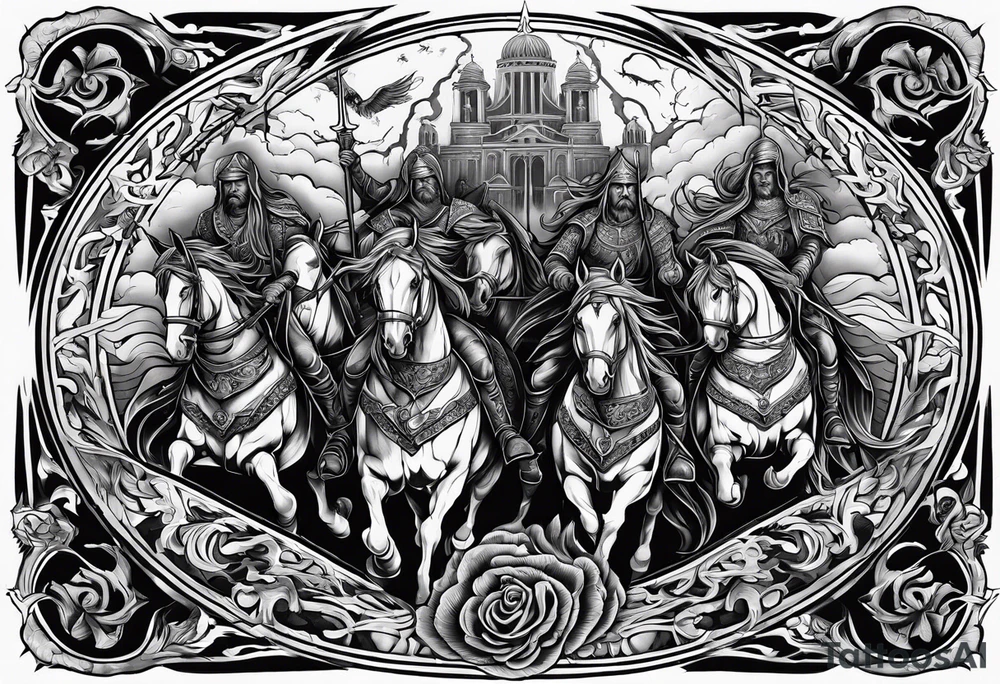 Four Horsemen of the Apocalypse tattoo idea