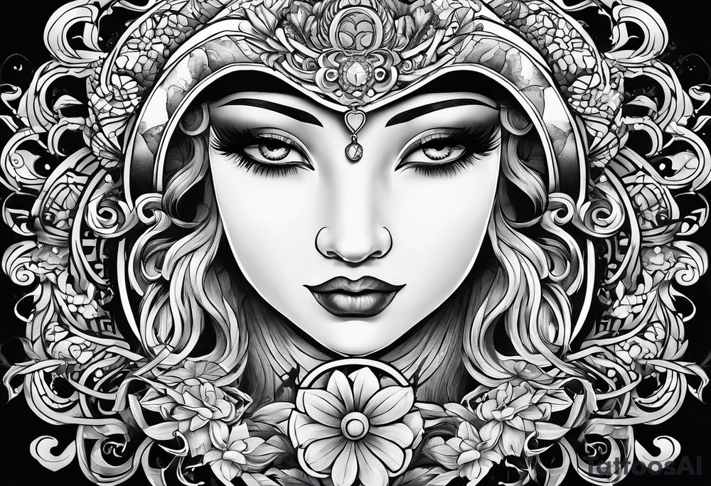God is love tattoo idea