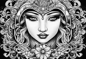 God is love tattoo idea