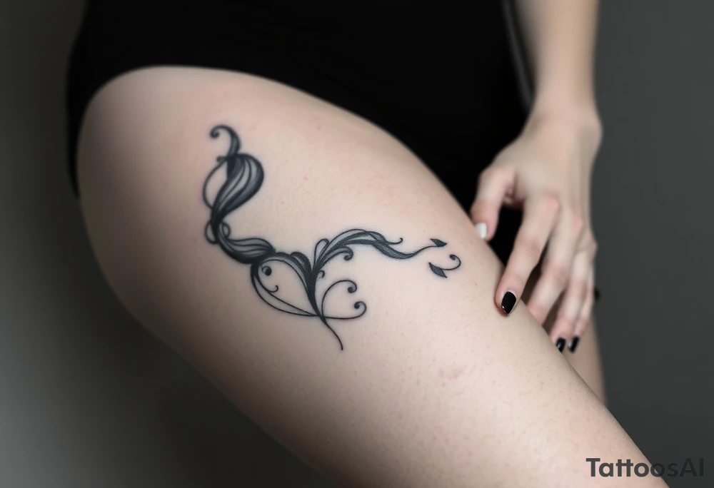 Something sexy that represents a woman who has done 15 years in prison has been hurt over and over but is independent bit just wants to be loved tattoo idea