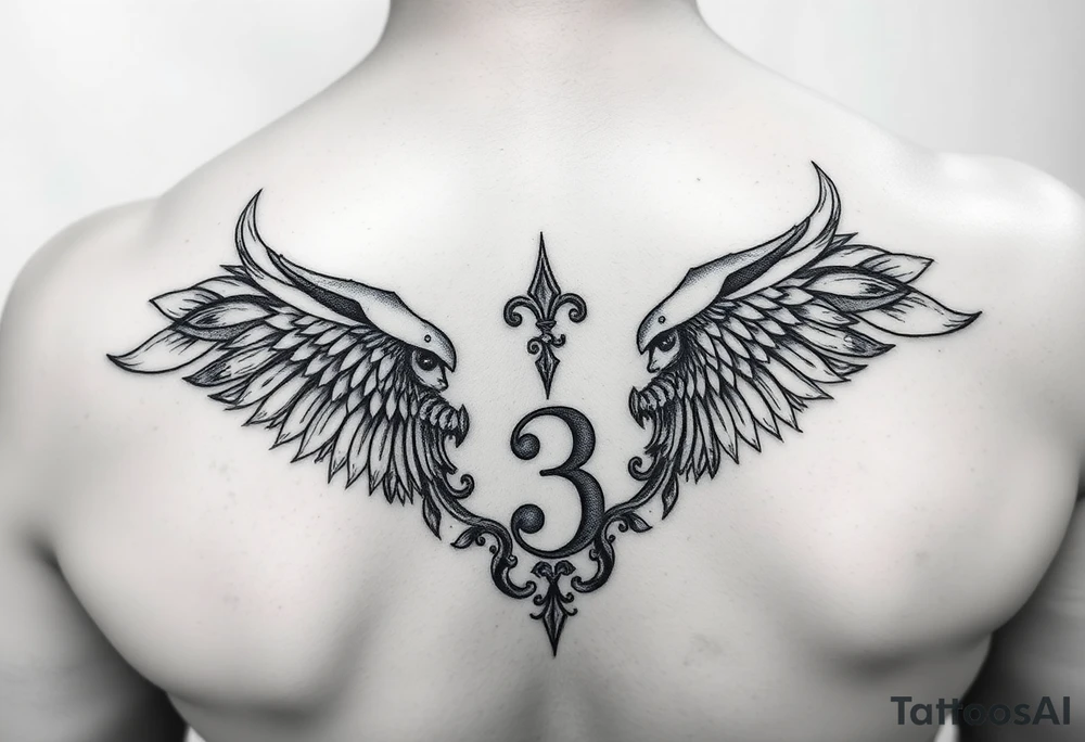 Mother of 3 tattoo idea