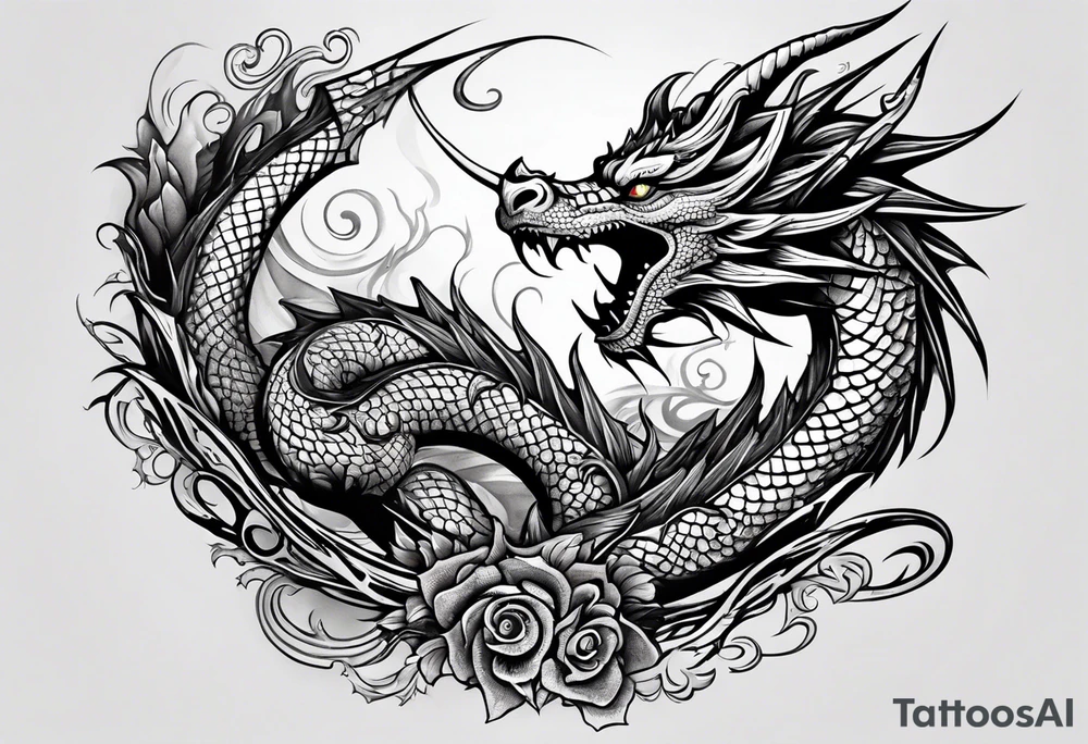 Dragon tattoo idea