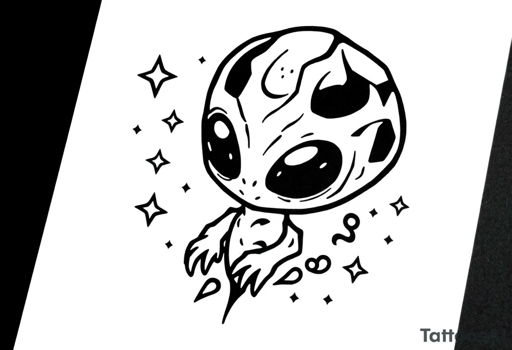 petit  extraterrestre tattoo idea