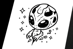 petit  extraterrestre tattoo idea