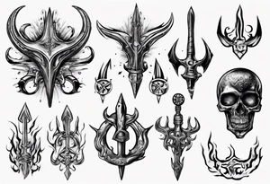 Ukrainian Trident tattoo idea
