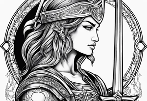 sagittarius, faith, strong, warrior, god, jesus, christ tattoo idea