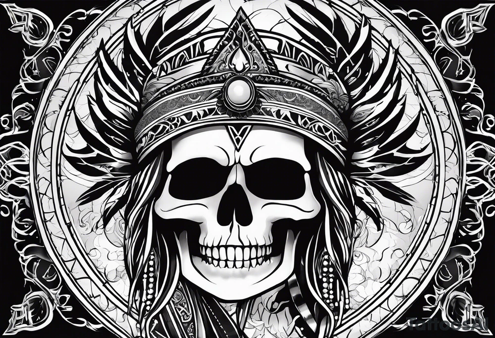 black kali, goddess pirate, alien, pachamama, valkrye, warrior, skull, lotus azul, wing, eagle, zenza resonance, stars, 5D tattoo idea