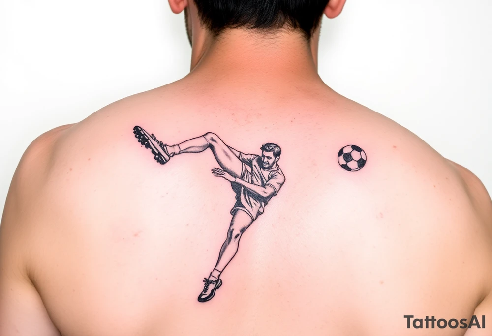 Eric Cantona's iconic kick. tattoo idea