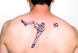 Eric Cantona's iconic kick. tattoo idea