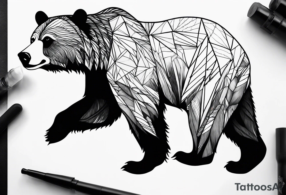 grizzly bear tattoo idea