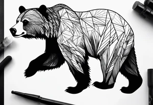 grizzly bear tattoo idea