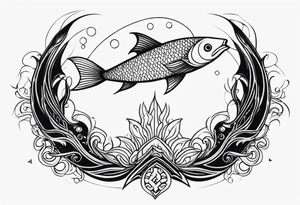 Posiden trident
Pisces tattoo idea