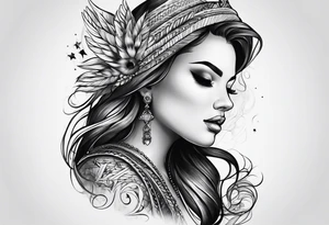independence, freedom, courage, shoulder tattoo idea