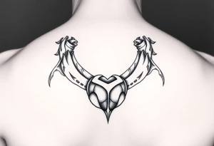 Hidden penis tattoo idea