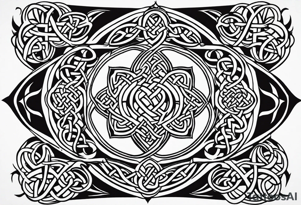 Celtic knot design. tattoo idea