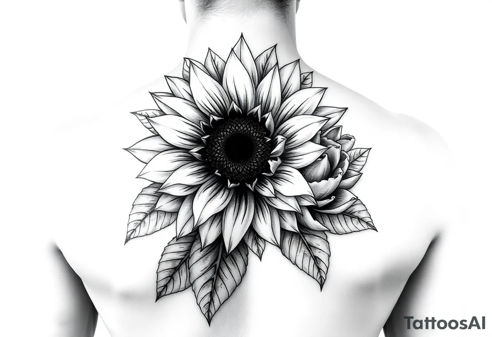 Sunflower, peony, cherry blossom, lotus, Delilah’s tattoo idea