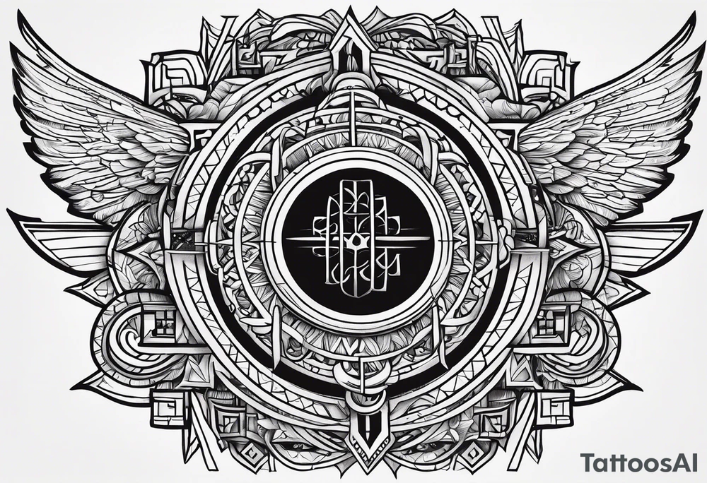 words Keep Going tattoo idea