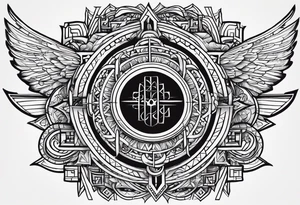 words Keep Going tattoo idea