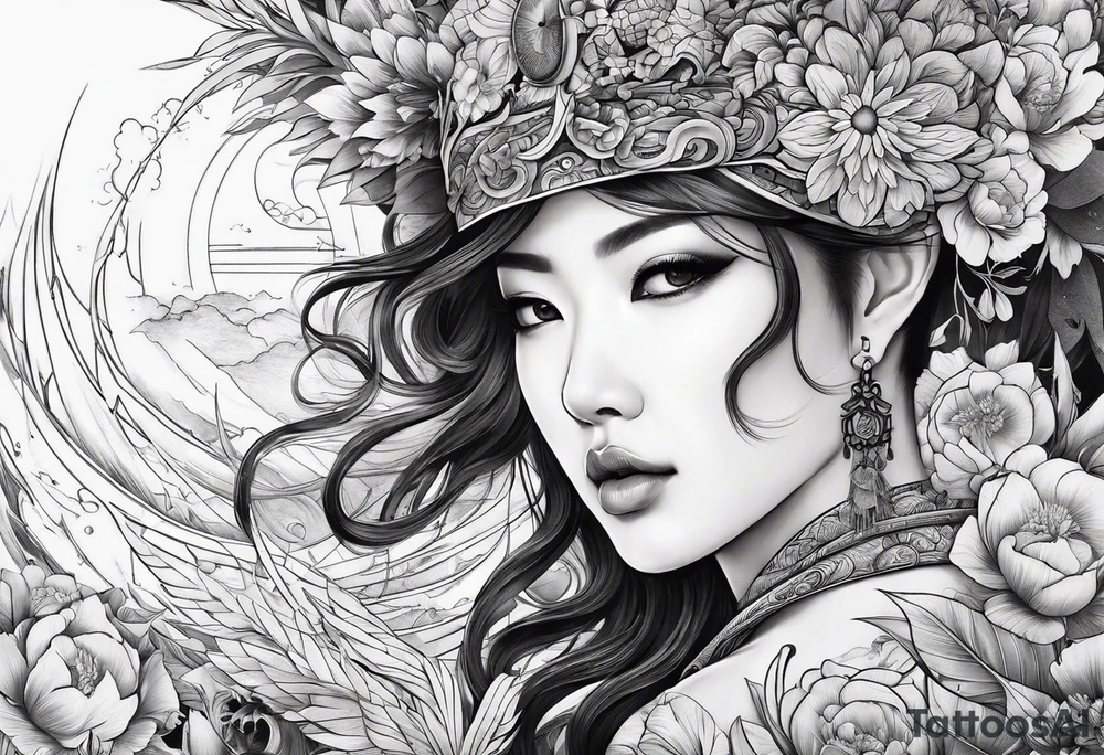 sun jin woo tattoo idea