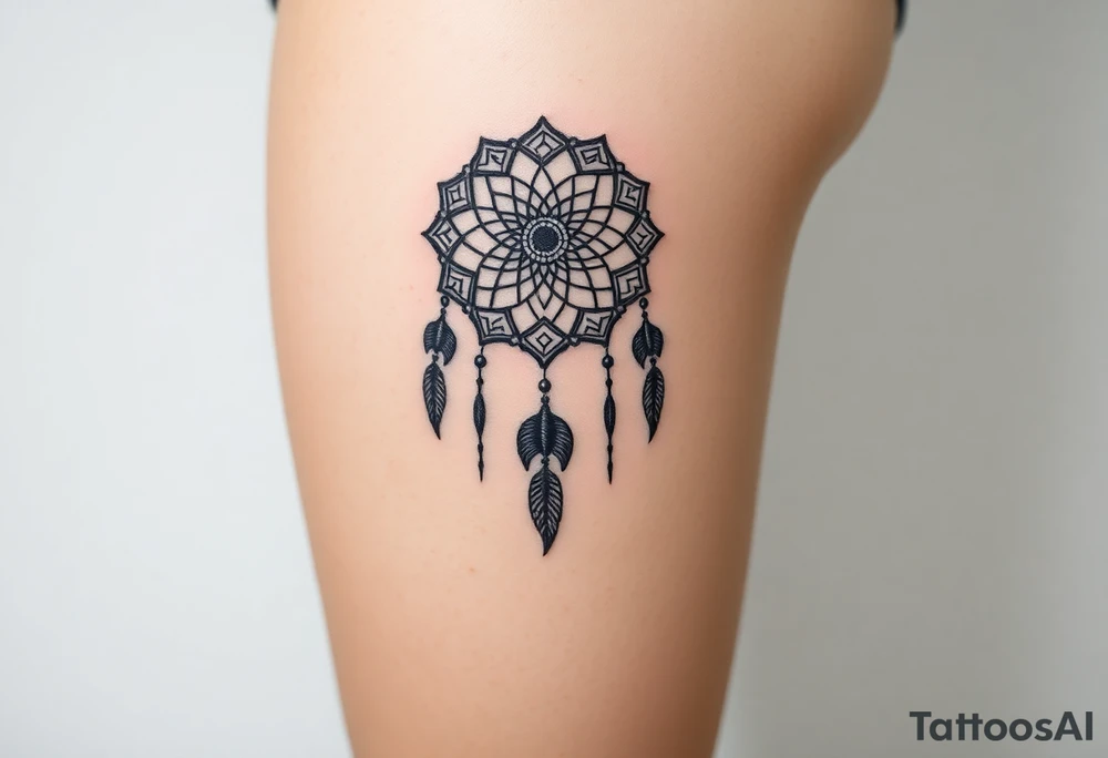 dreamcatcher tattoo idea