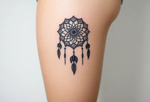 dreamcatcher tattoo idea