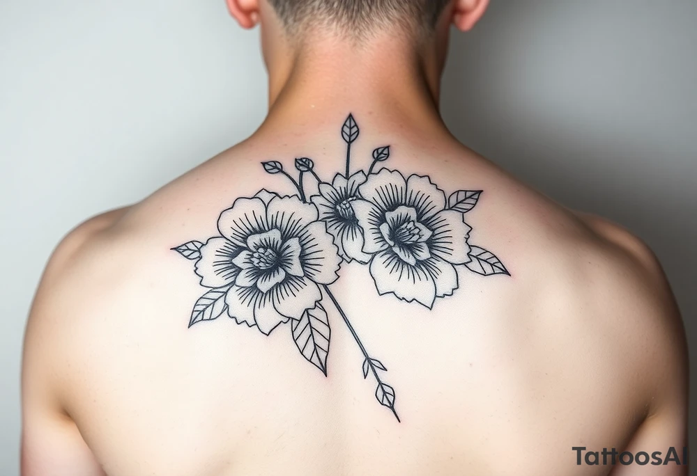 anishinaabe flowers tattoo idea