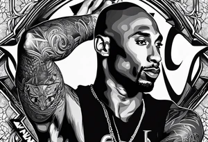 Black mamba Kobe Bryant tattoo idea