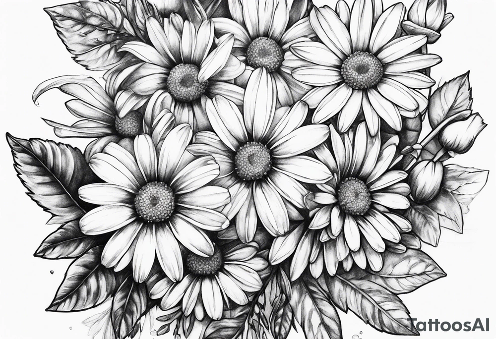 Daisy chain tattoo idea