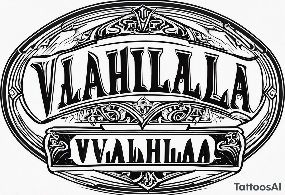Valhalla tattoo idea