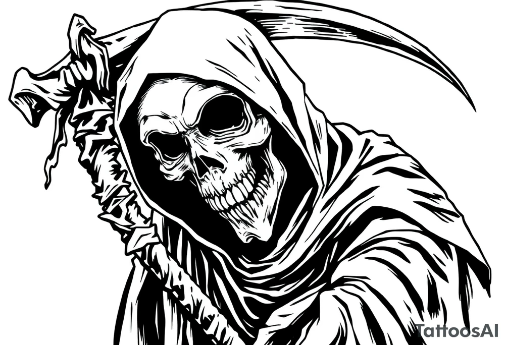 Grim reaper tattoo idea