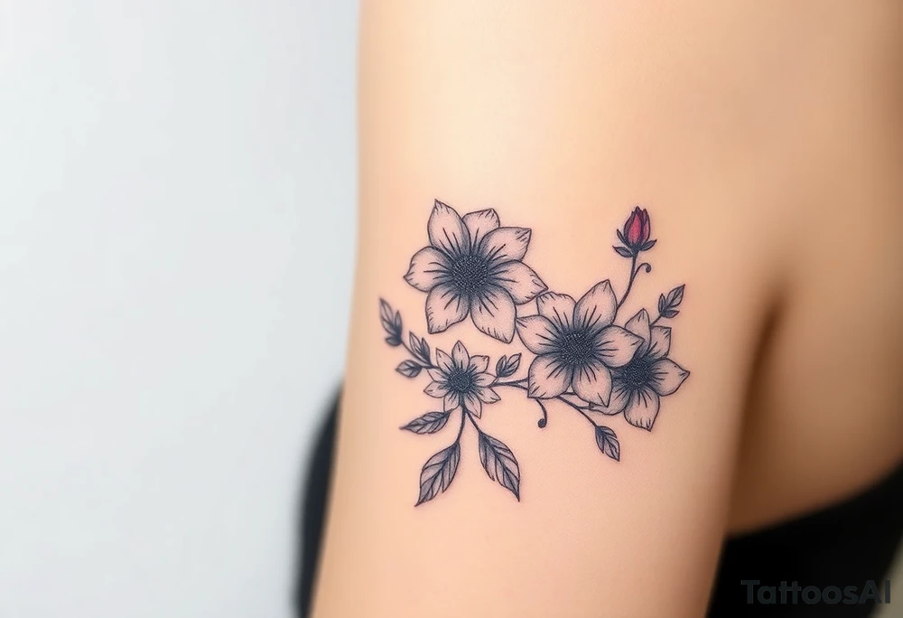 Quotes , paintbrus, flowers tattoo idea
