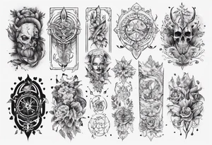 Sleeve Scandinavia tattoo idea