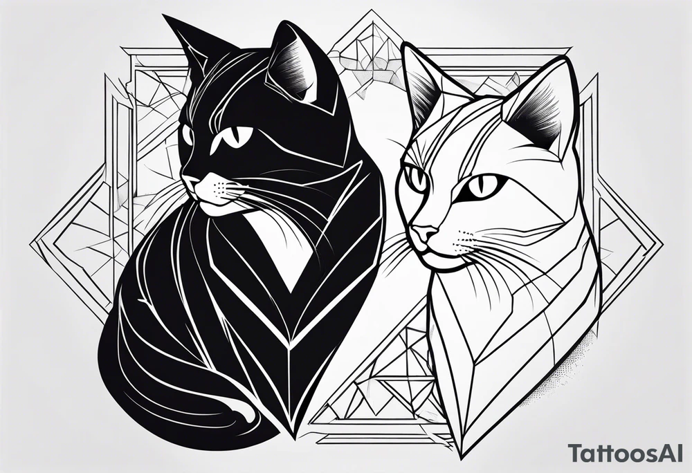 Black Cat tattoo idea