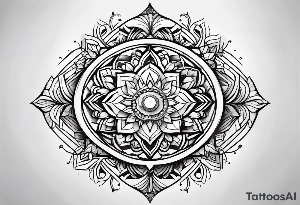 Geometric tattoo design tattoo idea