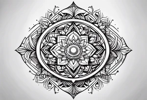 Geometric tattoo design tattoo idea