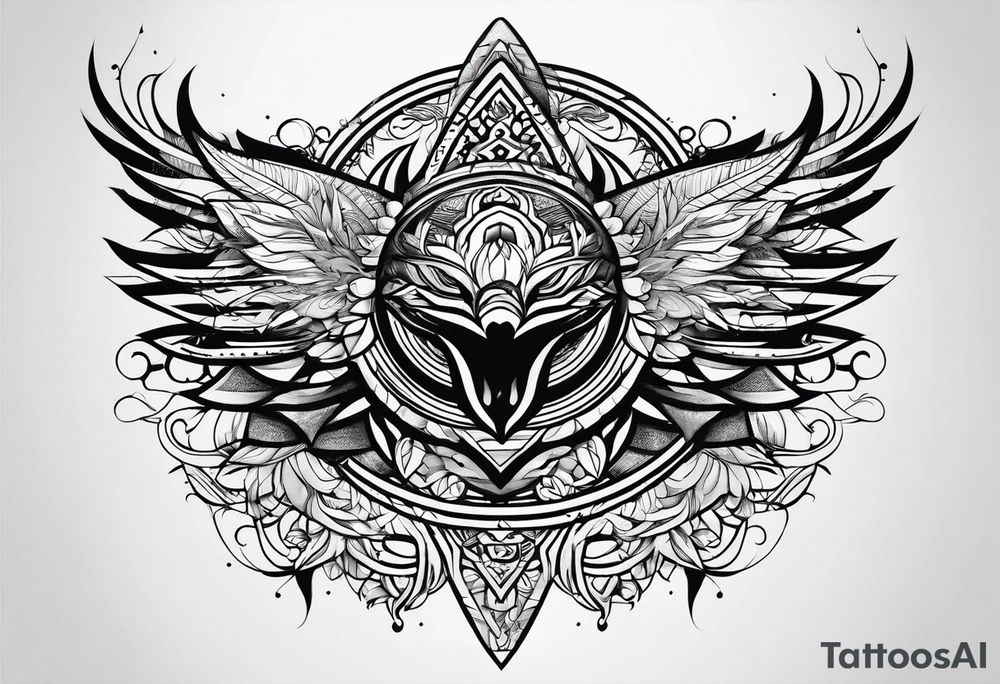 horizontal minimalist tattoo idea
