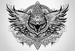 horizontal minimalist tattoo idea