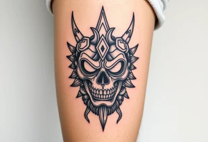 The yellow kings pallid mask tattoo idea