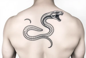 Alien snake tattoo idea
