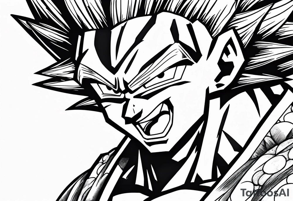 Dragon ball z tattoo idea
