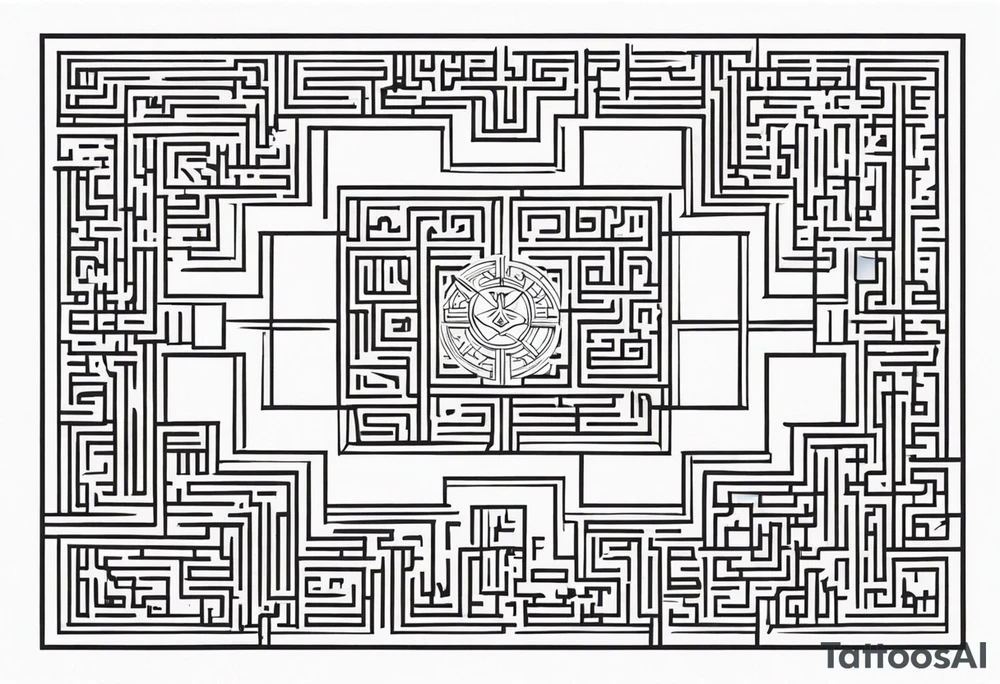 Bell, Maze, tracks, North Star, Graveyard, Mask, Eternal, Rewind, tattoo idea