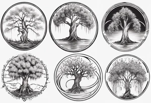 willow tree tattoo idea